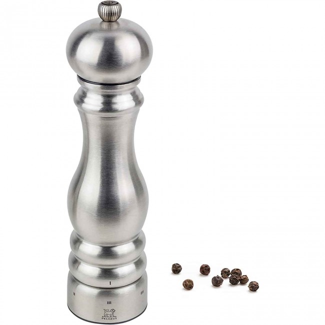 Stainless steel pepper mill Paris Chef u'Select 8.7" /22cm - Paris Specials - Peugeot