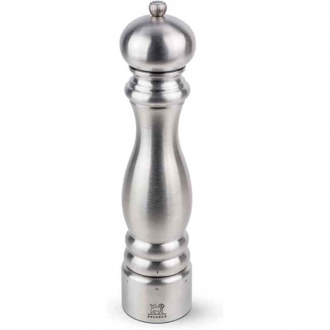 Stainless steel salt mill Chef u'Select 12" / 30cm - Paris Specials - Peugeot