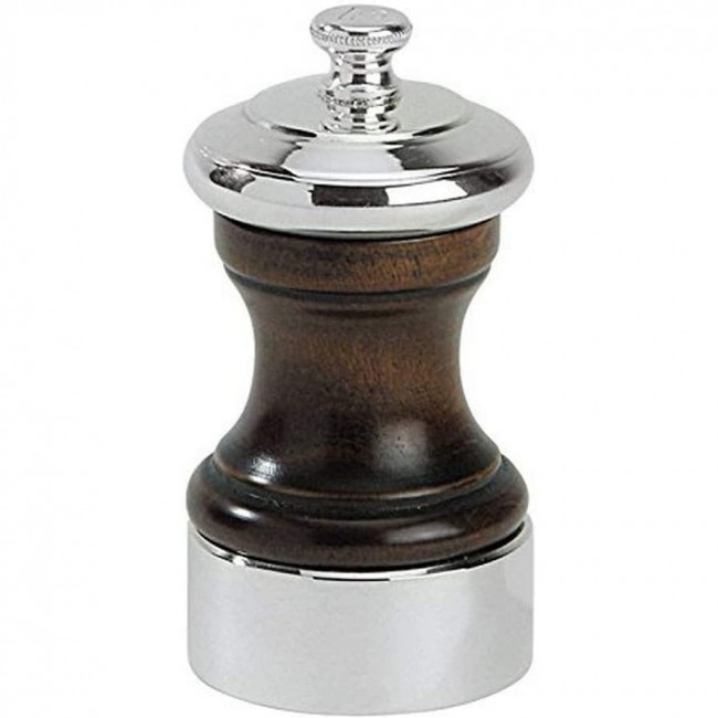 Silver plated & wooden pepper mill 10cm/3.9" - Palace - Peugeot