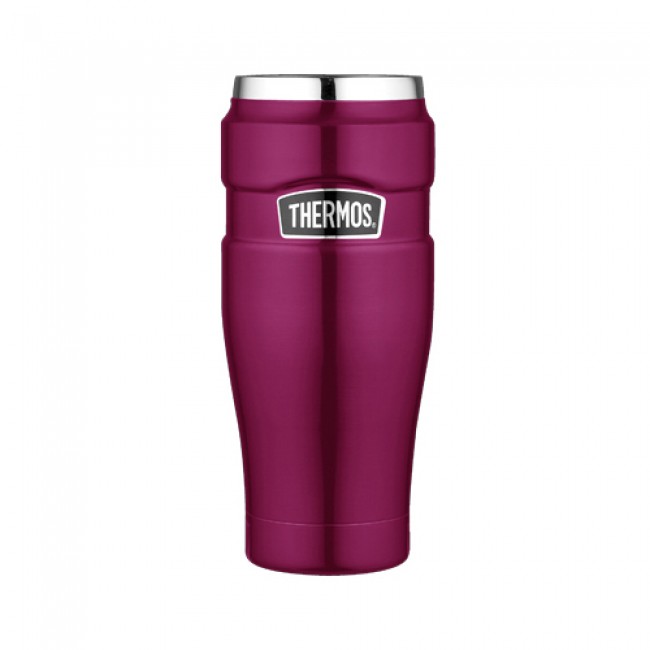 Stainless steel insulated mug 47cl / 16oz raspberry - King - Thermos