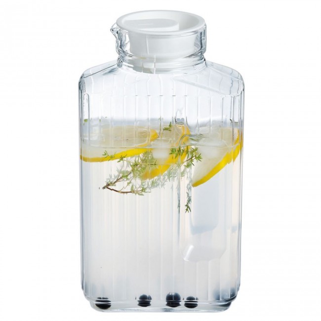 Glass jug with lid - Broc 2.1 qt / 2 L - Sold individually