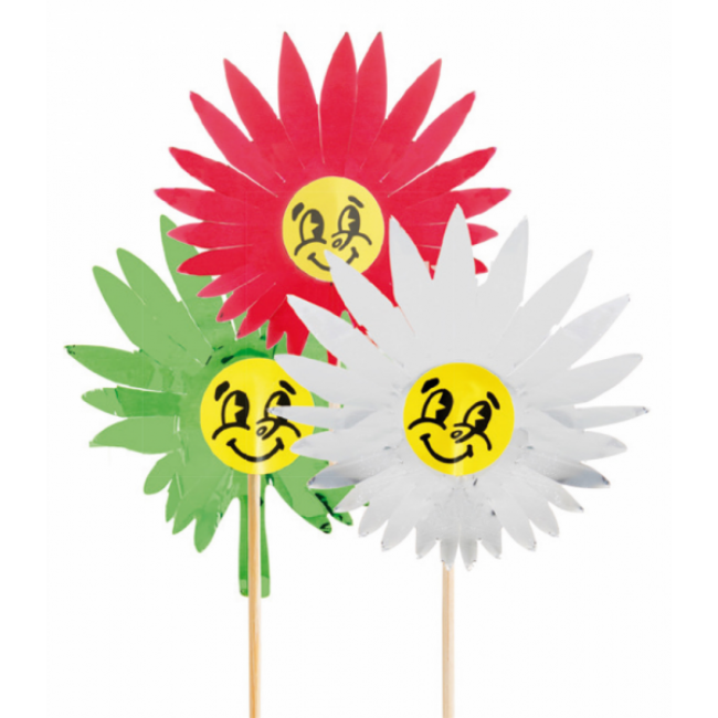 Ice cream decorations chenille sun 6 " / 15 cm assorted wood - Decoration - AZ boutique