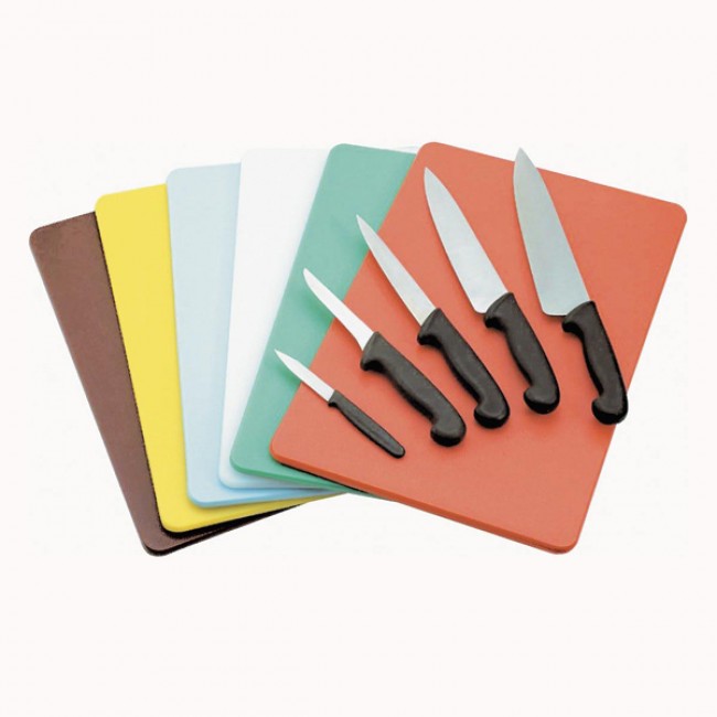 Yellow cutting board 40 x 30 x 1cm poultry in polyethylene - AZ Boutique