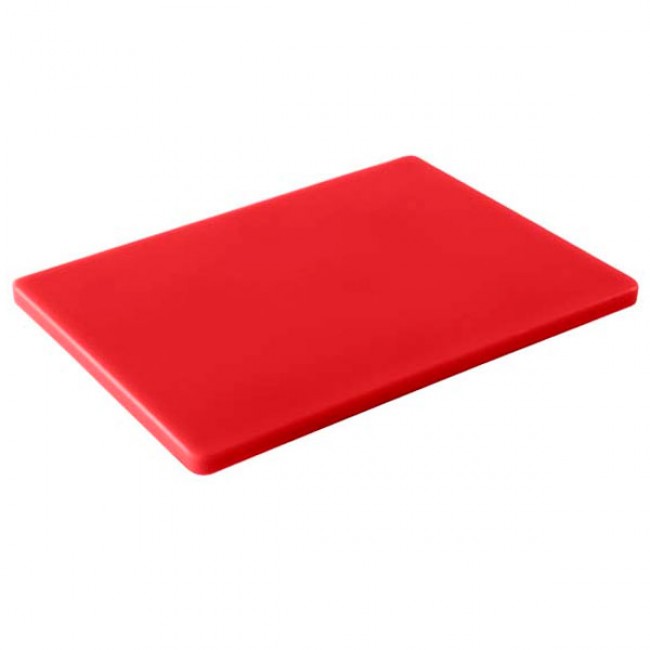 Red polyethylene cutting board GN 1/1 meat 53x32x1.5cm - Cutting board - Cosy & Trendy