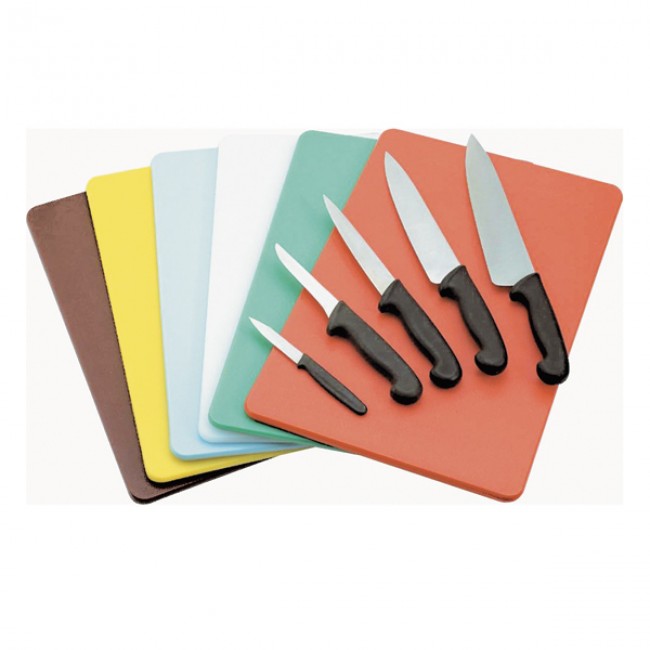Green cutting board 40 x 30 x 1cm fruits and vegetables in polyethylene - AZ Boutique