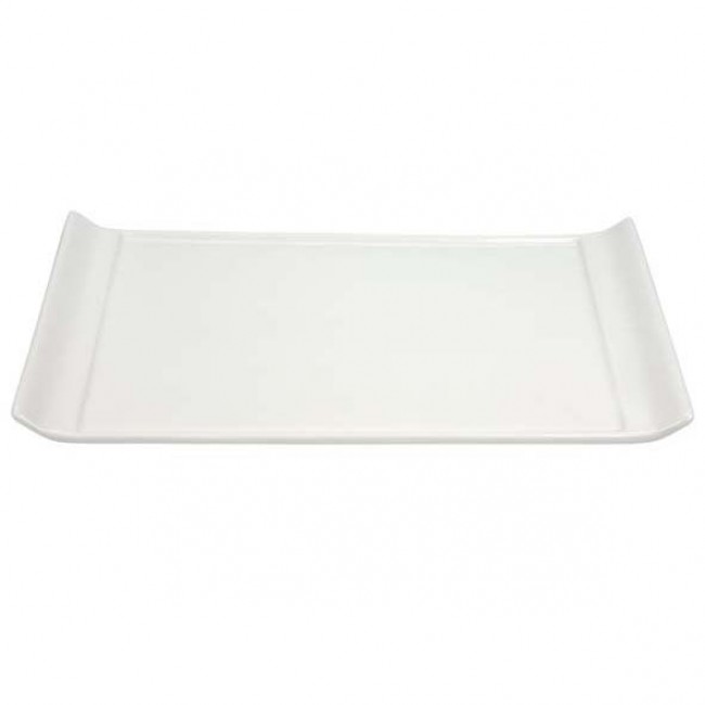 Porcelain rectangular platter (15x6") 37.3x14.7cm white - Pillivuyt