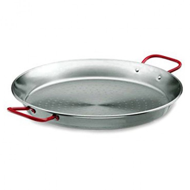 Poêle à paella en fer bleu 42cm - Poêle en tôle - Paderno