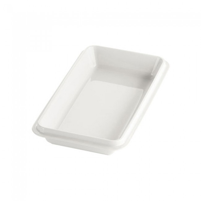 Rectangular porcelain platter 15" / 39cm x 6" / 14.5cm white - Quartet - Pillivuyt