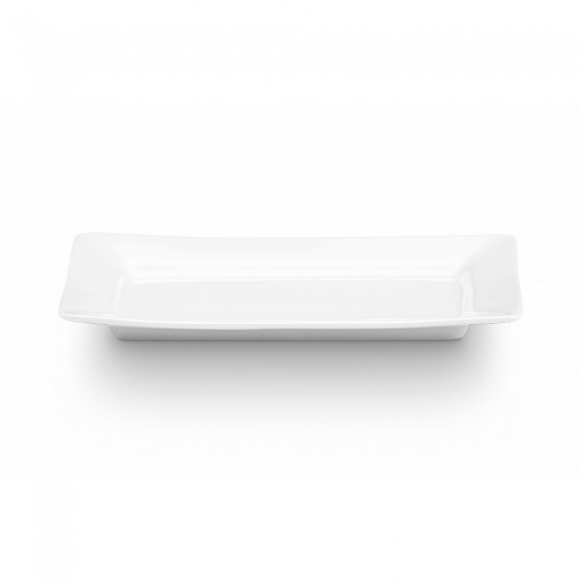 Rectangular porcelain platter 10" / 25cm x 4" / 10,5cm white - Quartet - Pillivuyt