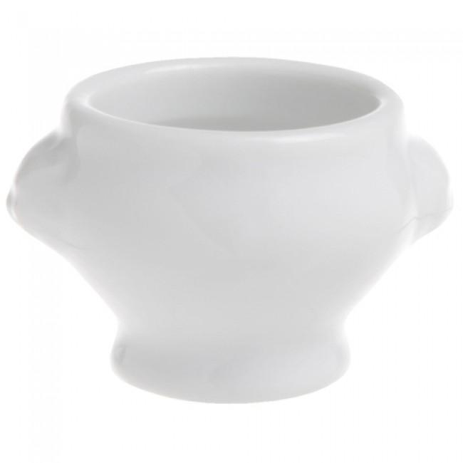 Porcelain aperitif pot white 1.7oz / 5cl - Tête de lion - Cosy & Trendy