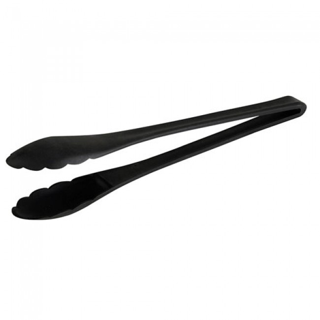 25cm PA+ black pliers for salad - Black pliers - Paderno