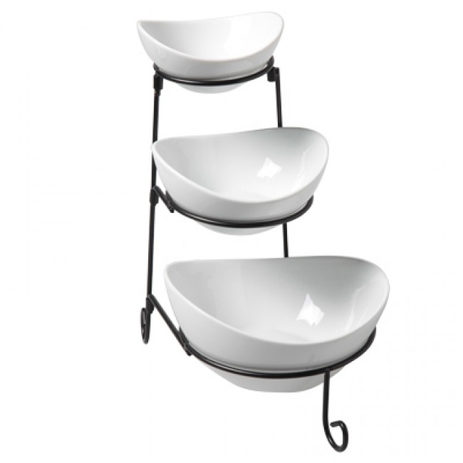 Stand / shelf 3 levels 5"X5" / 5"X6" / 7"X8" - Height 12" - Buffet - Cosy & Trendy