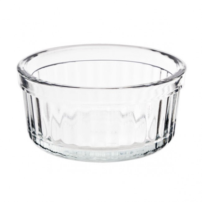Set of 4 glass ramekins