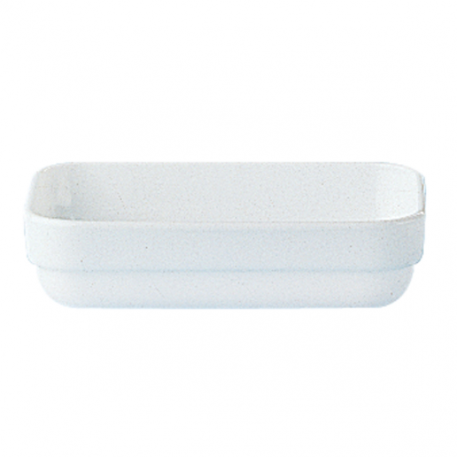 White rectangular dish 5.5 x 3.9" / 14 x 9cm - Arcoroc