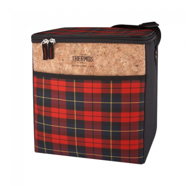 Insulated bag 541oz / 16L red plaid