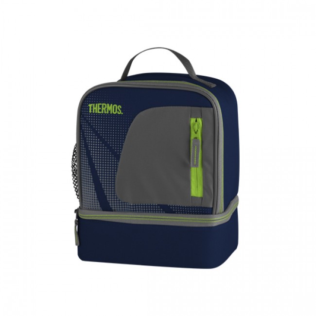 Insulated dual compartment lunch bag blue - Radiance - Thermos