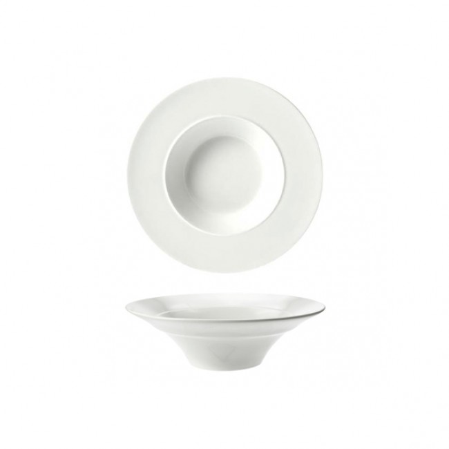 Salad bowl 9x2" / 23.7x5.7cm  white - Rings - Cosy & Trendy