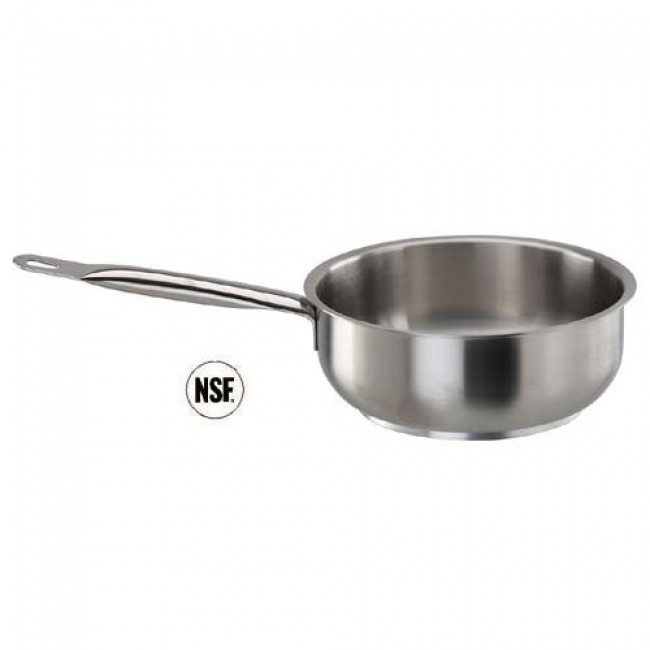 Sauteuse bombée en inox 18/10 - Ø 26 cm - Série 1000 - Paderno