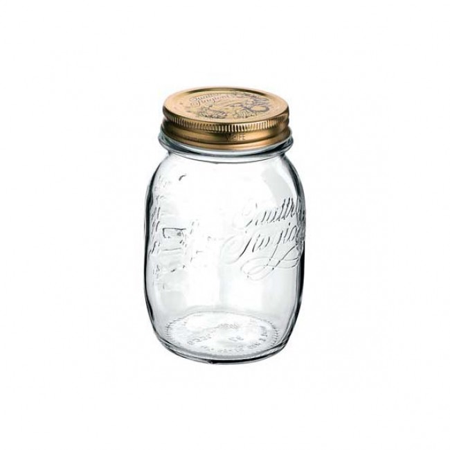 Canning jar 50cl with lid 70mm - Set of 12 - Quattro Stagioni - Bormioli Rocco