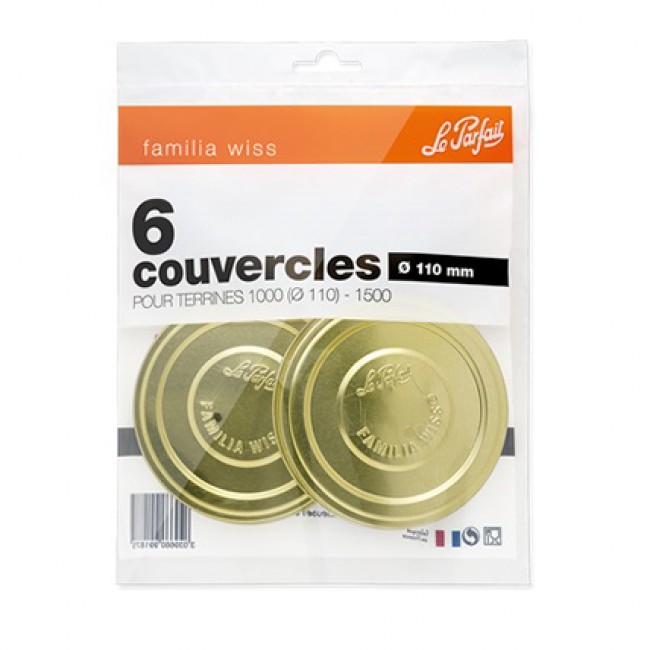 Square clear canning jar 50cl - Fido - Bormioli Rocco