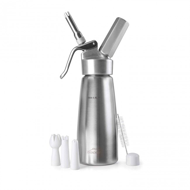 Siphon professionnel à chantilly, crèmes et mousses - 25cl - Siphons - Lacor
