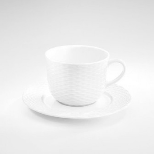 Porcelain breakfast saucer 6" / 16cm white - Basket - Pillivuyt