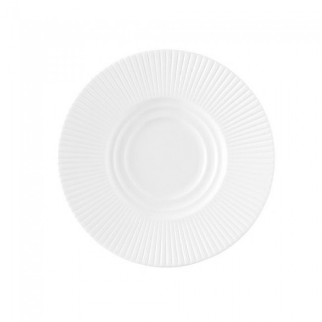Round flat plate white 11" / 28cm - Spazio - Spal