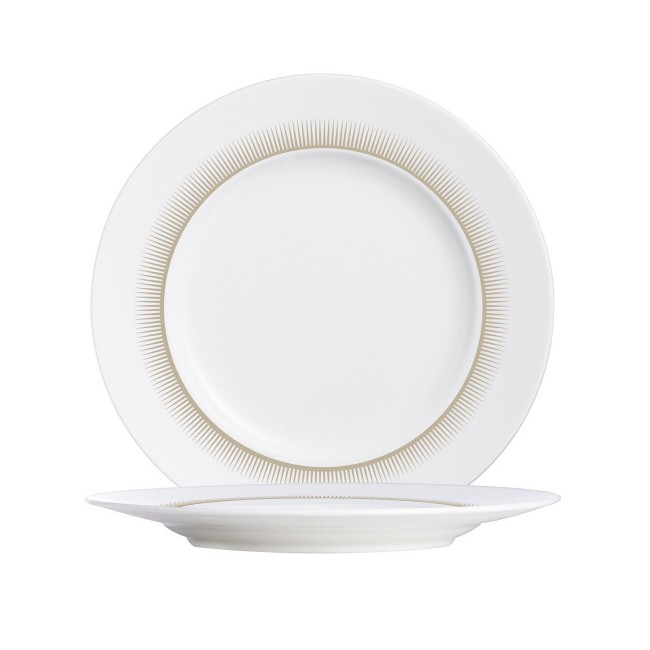 Porcelain flat square plate 7x7" / 18x18cm white - Singly sold - Tokio - Cosy & Trendy