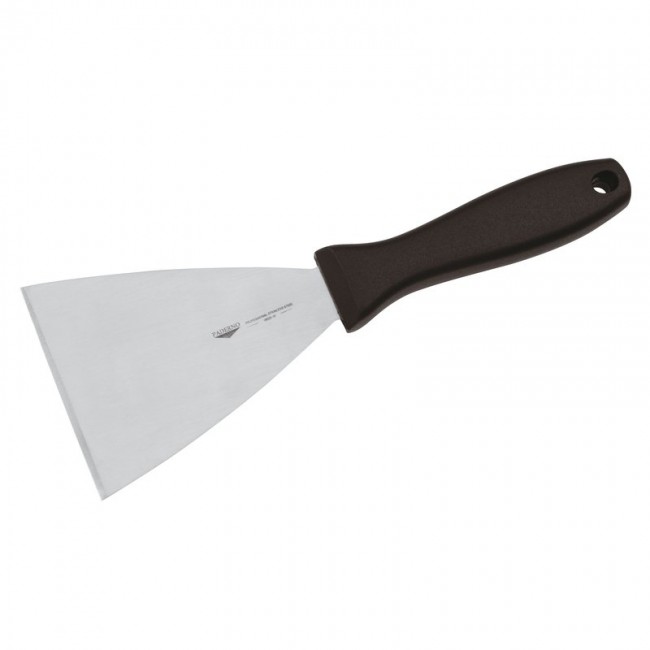 Spatule triangulaire en inox 18/10 et silicone 27,5cm - Paderno