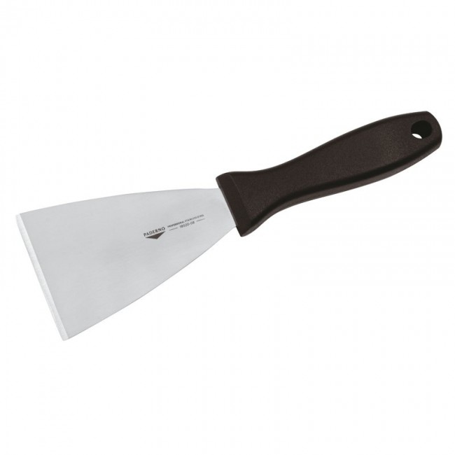 Spatule triangulaire en inox 18/10 et silicone 27,5cm - Paderno