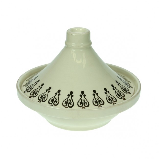 Sandstone creamy white tajine 28cm / 11" - Funcooking - Cosy & Trendy