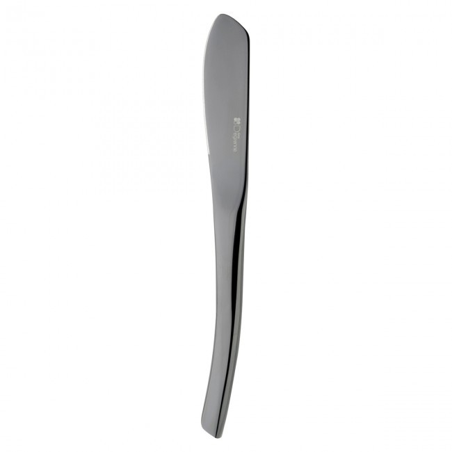 Butter spreader - 18/10 stainless steel - Set of 6 - XY Black Mirror- Guy Degrenne