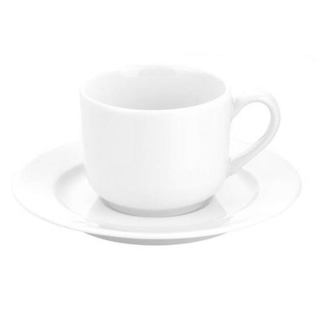 Porcelain tea cup 6oz / 18cl white  - Set of 12 - Sancerre
