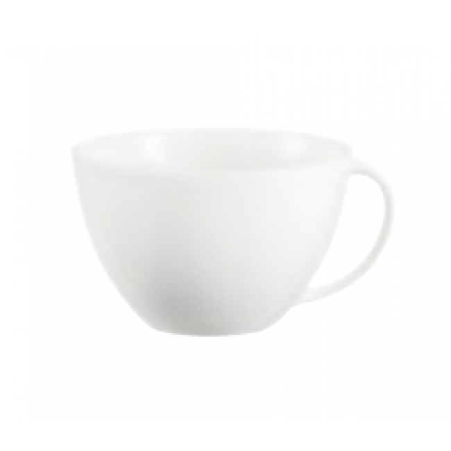 Porcelain white tea/coffee cup with handle 15oz / 45cl - Olea - Chef & Sommelier