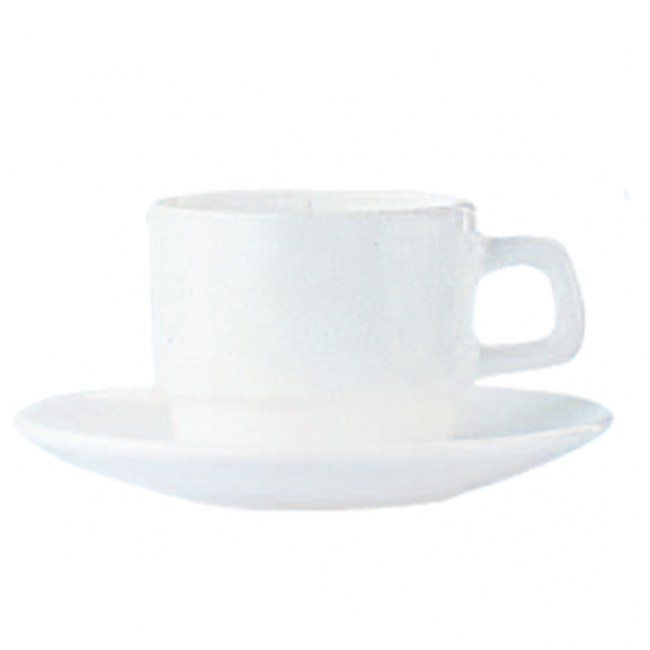 Breakfast cup and saucer - Restaurant Uni - Arcoroc