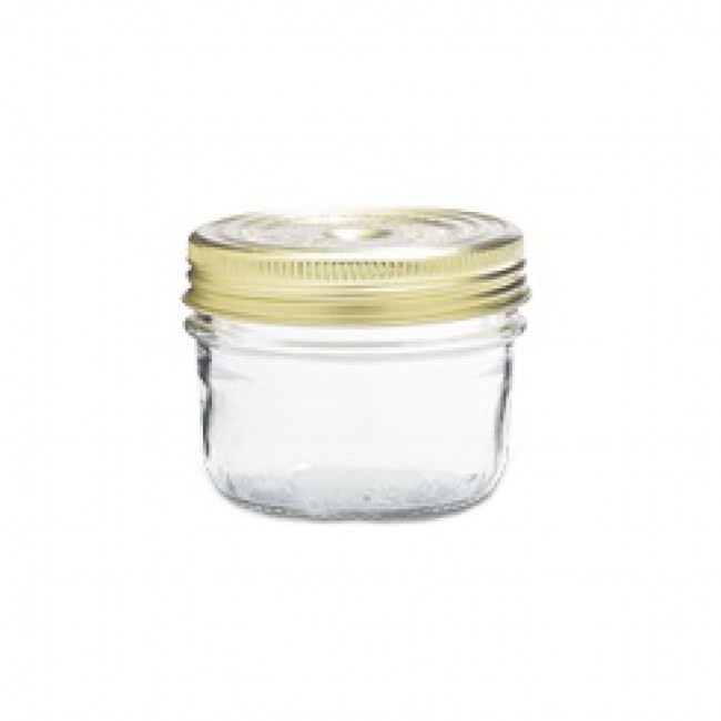 Square clear canning jar 50cl - Fido - Bormioli Rocco