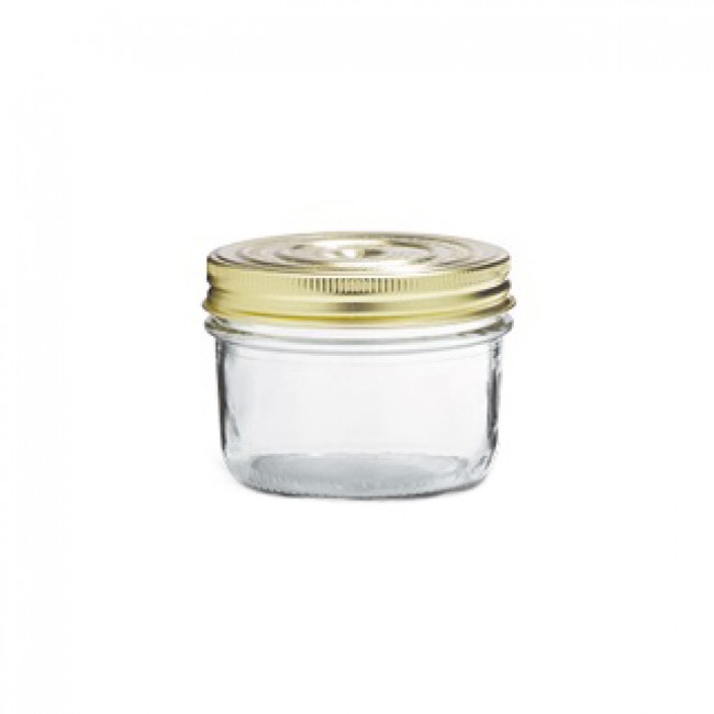 Square clear canning jar 50cl - Fido - Bormioli Rocco