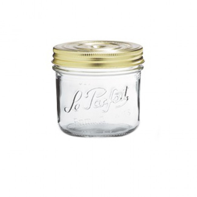 Square clear canning jar 50cl - Fido - Bormioli Rocco