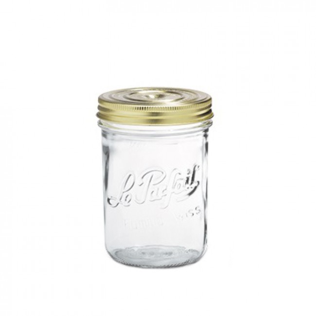 Square clear canning jar 50cl - Fido - Bormioli Rocco