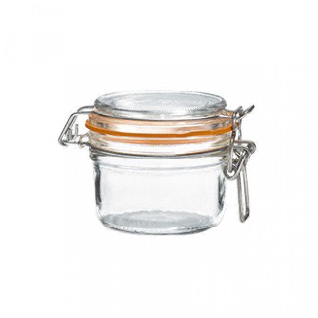 Square clear canning jar 50cl - Fido - Bormioli Rocco