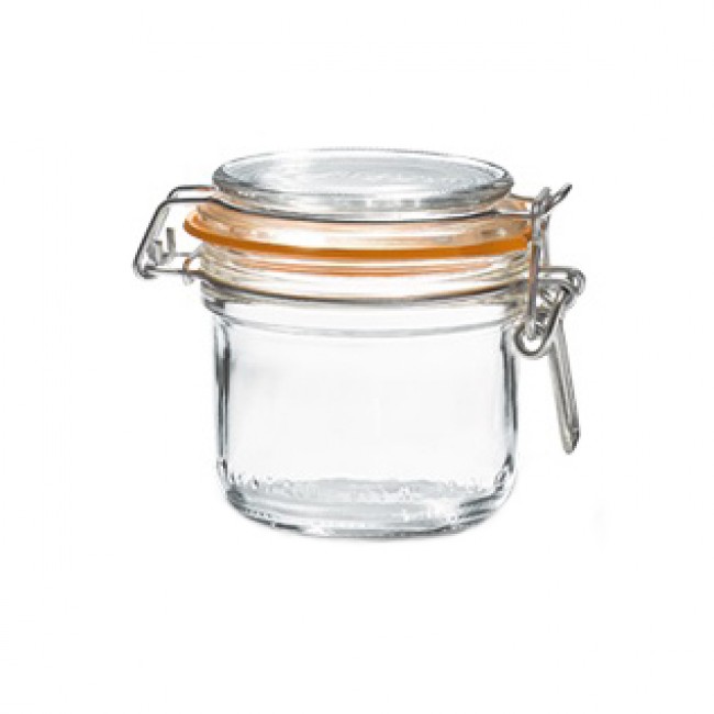 Square clear canning jar 50cl - Fido - Bormioli Rocco
