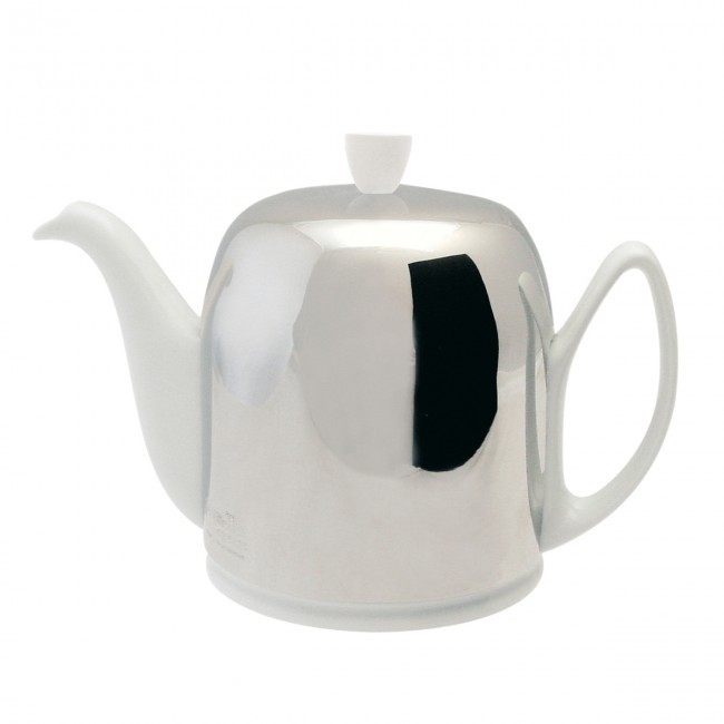 Salam white teapot 2 cups 11.8oz / 35cl porcelain - Salam - Guy Degrenne