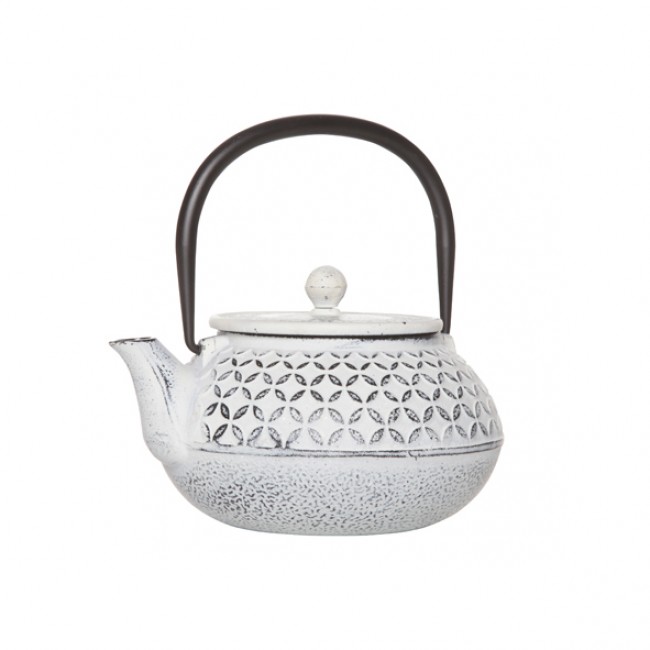 Teapot cream cast iron 0.85 L - Tokyo - Cosy & Trendy