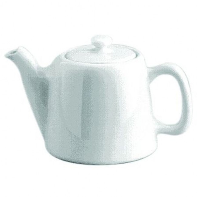 Standard porcelain teapot 6 servings 25oz / 75cl white - Pillivuyt