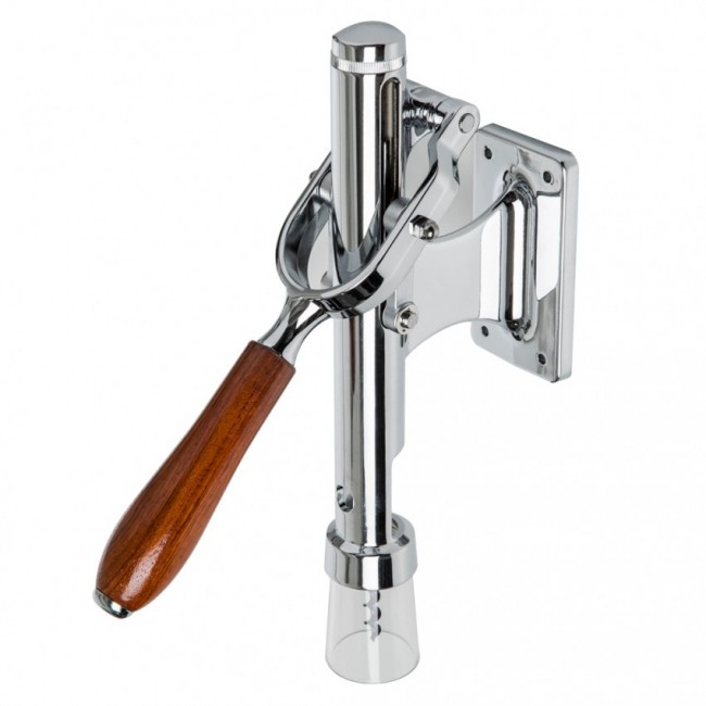 Silver professional mural corkscrew 9.4 x 3.5 x 12.6" / 24.5 x 9 x 32 cm - AZ boutique
