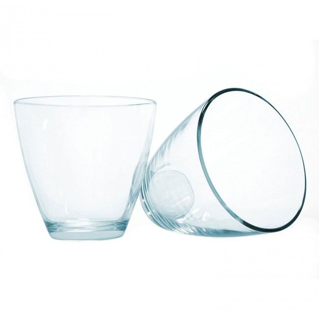 Sky-blue stackable water glass – Old fashioned 26cl – Sold by 6