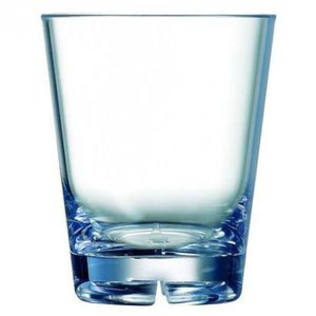 Water glass 15oz / 44cl – Old fashioned polycarbonate goblet – Set of 6 - Outdoor - Arcoroc