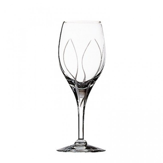 Transparent mouth blown crystalline red wine glass 6.4 oz / 19 cl - Set of 6
