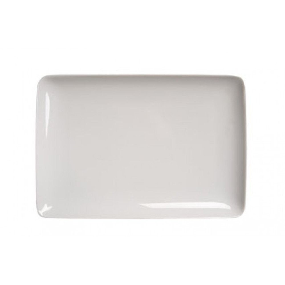 White rectangle dinner plates sale