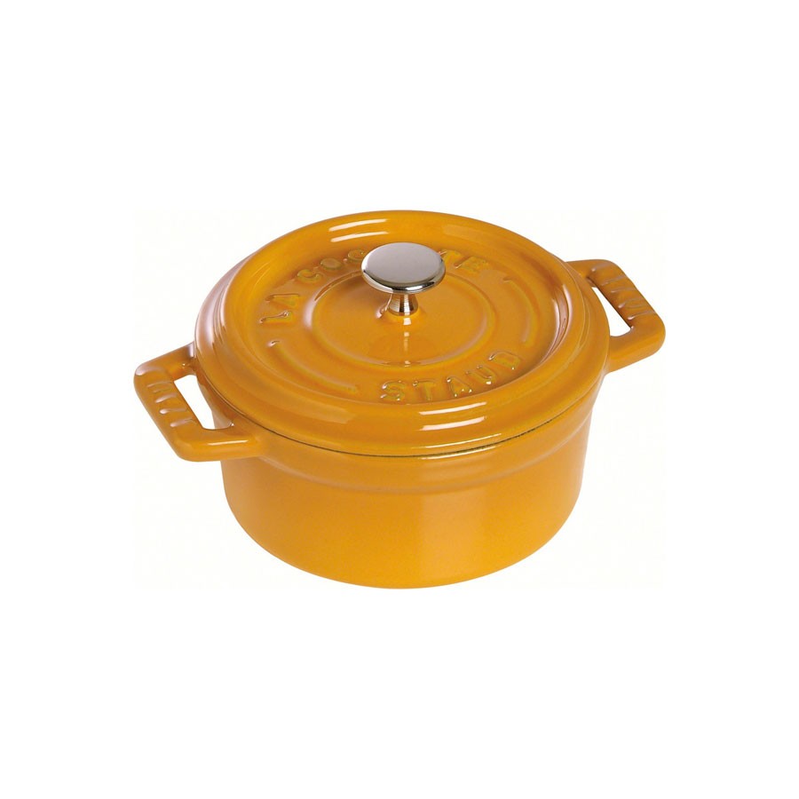 Round cast iron cocotte 7